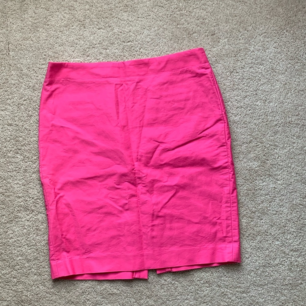 Pink jcrew no 2 pencil skirt